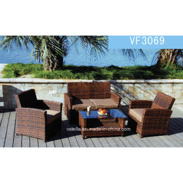 PE Rattan jardim Outdoor Móveis de vime